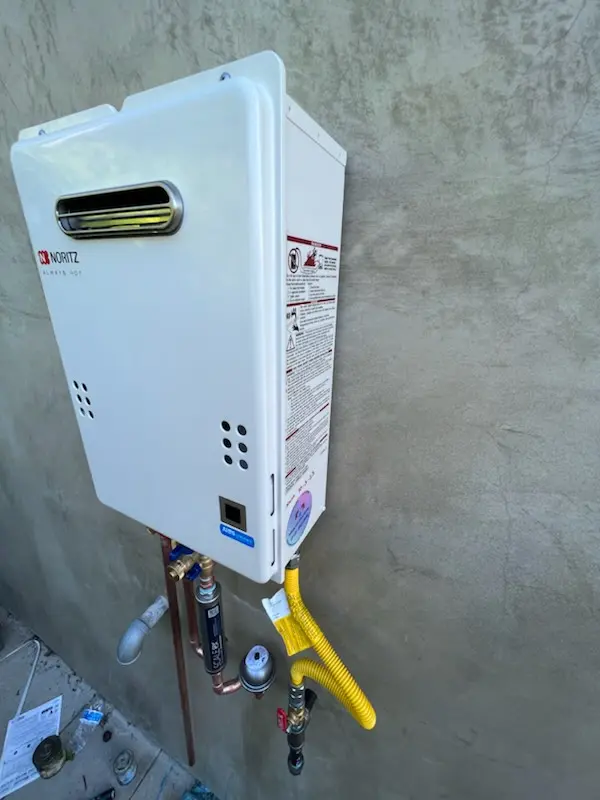 Tankless water heater installation for Fossil Lake homes